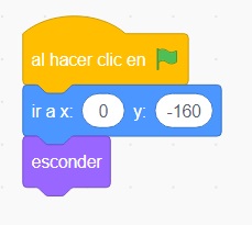 Scratch Space Invaders - posicion inicial bala
