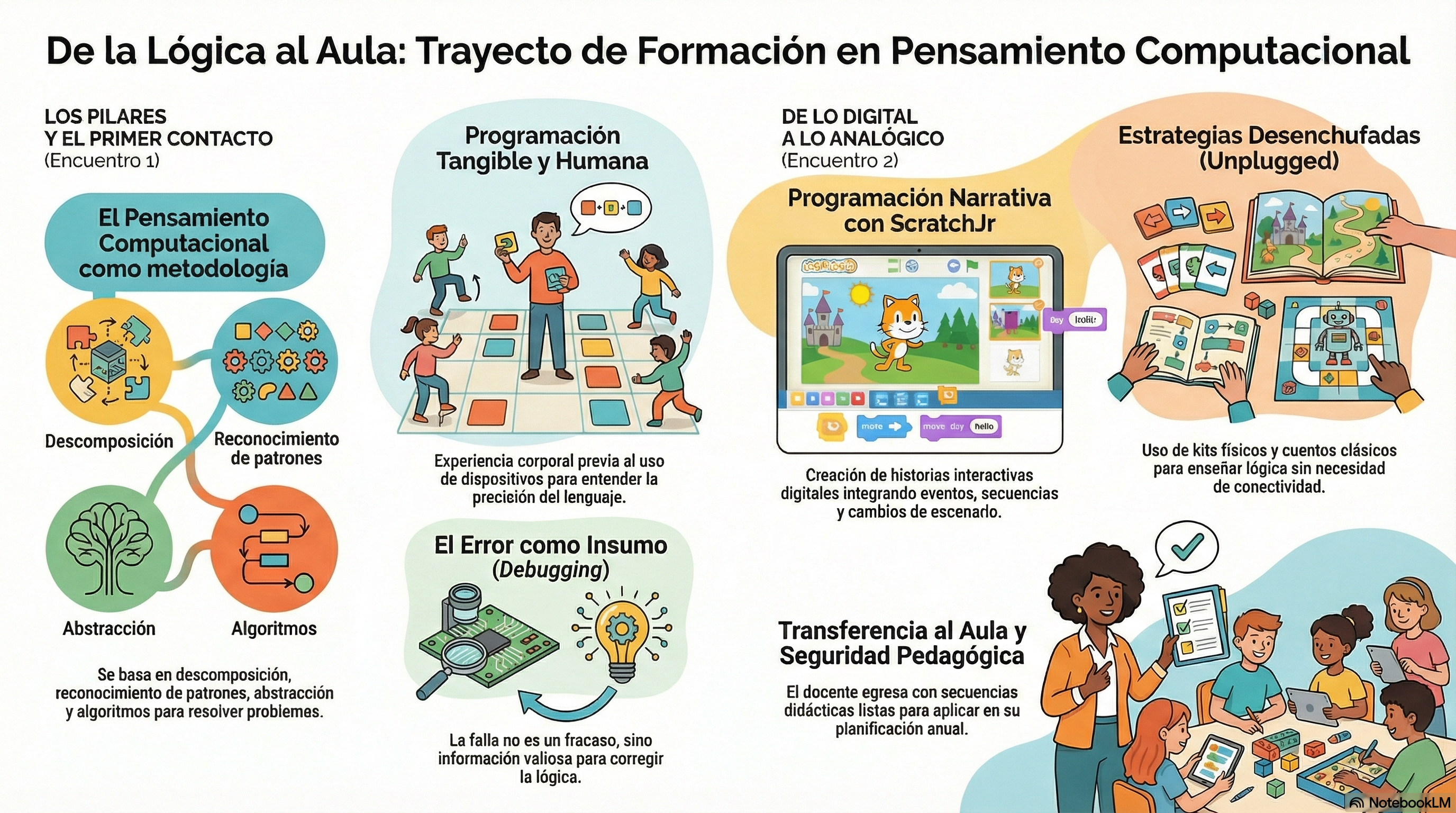 Trayecto de formacion en Pensamiento Computacional para docentes de nivel inicial